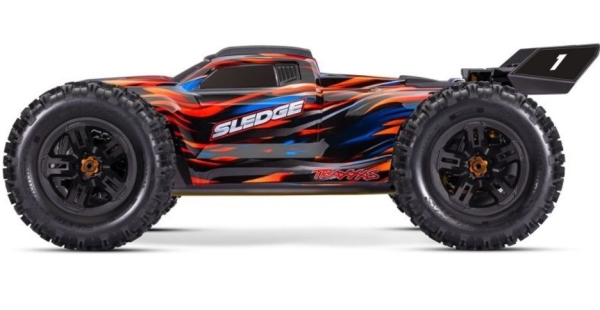 TRX95096-4-ORNG SLEDGE 4X4 BELTED ROT 1/8 MONSTER-TRUCK RTR